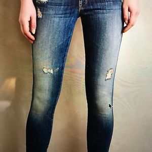 Mother Vamp Mid Rise Jeans “Rough it up” Size 29